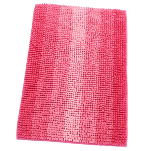 ULTECHNOVO Chenille Badezimmerteppich rutschfeste Badematte Weicher Saugfähiger Duschvorleger in Schnell Trocknend Waschbar für Badezimmer und Wc Bereich ULTECHNOVO Chenille Badezimmerteppich rutschfeste Badematte Weicher Saugfähiger Duschvorleger in Schnell Trocknend Waschbar für Badezimmer und Wc Bereich von ULTECHNOVO