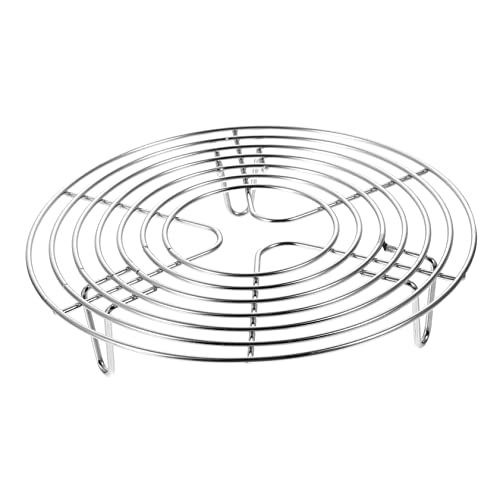 ULTECHNOVO Dampfeinsatz Rund Steaming Rack Stand Multifunktionales Dämpfer Kochgestell für Schnellkochtopf Leichtes Kompaktes Zubehör zum Dämpfen und Kochen Hitzebeständig für Haushalt und von ULTECHNOVO