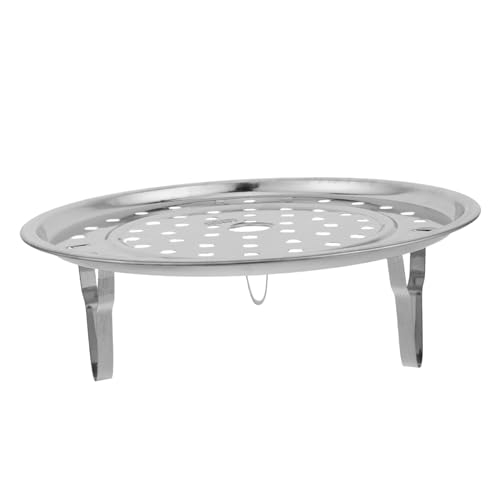 ULTECHNOVO Dampfgarer Gestell Multifunktionale Dampfschale für Backen Perforiertes Dampfrack mit Abnehmbaren Füßen für Gemüse Dim Sum und Kühlung von ULTECHNOVO