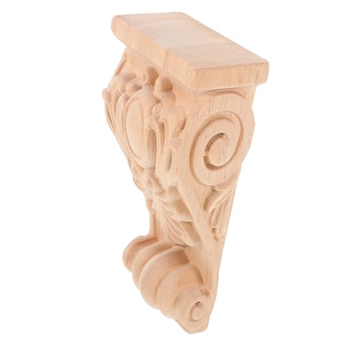 ULTECHNOVO Dekorative Holz Korbbalken Europäisches Design Robuste Holzschnitzerei für Wohnzimmer Dekoration für Möbel und Wände von ULTECHNOVO