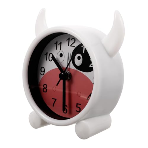 ULTECHNOVO Dekorativer Cartoon Kuh Leise Tischuhr für Kinderzimmer Batteriebetriebener Alarmwecker mit Stilvollem Design für Schlafzimmer und Schreibtisch Sicher ULTECHNOVO Dekorativer Cartoon Kuh Leise Tischuhr für Kinderzimmer Batteriebetriebener Alarmwecker mit Stilvollem Design für Schlafzimmer und Schreibtisch Sicher von ULTECHNOVO