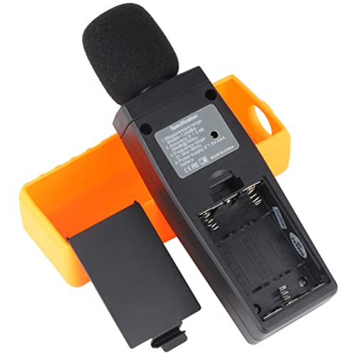 ULTECHNOVO Messgerät Dezibel-schallpegelmesser Für Klassenzimmer Werkskalibrierung (30-130 Dba) Geräuschüberwachungsgerät Batterieanzeige Tragbares Schallmessgerät Für Musikaufnahmen von ULTECHNOVO