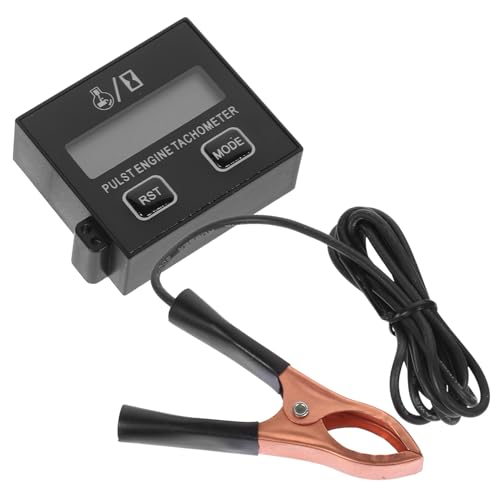 ULTECHNOVO Digitaler Kettensägen Drehzahlmesser Kompakter Tachometer für Rasenmäher Motorräder und Generatoren Einfache Batteriewechsel mit Werkzeug für LCD Anzeige mit Moduswechsel ULTECHNOVO Digitaler Kettensägen Drehzahlmesser Kompakter Tachometer für Rasenmäher Motorräder und Generatoren Einfache Batteriewechsel mit Werkzeug für LCD Anzeige mit Moduswechsel von ULTECHNOVO