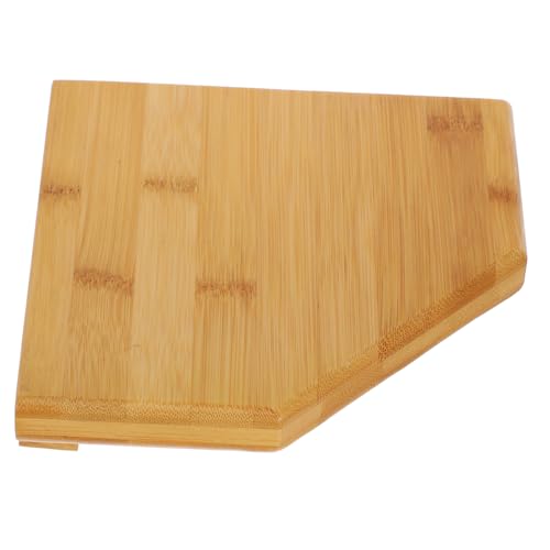 ULTECHNOVO Eckregal aus Holz Wandmontage Schwebendes Regal mit Fächerförmigem Design für Badezimmer Küche Wohnzimmer für Dekoration und Stauraum Einfache Montage Hohe Tragfähigkeit von ULTECHNOVO