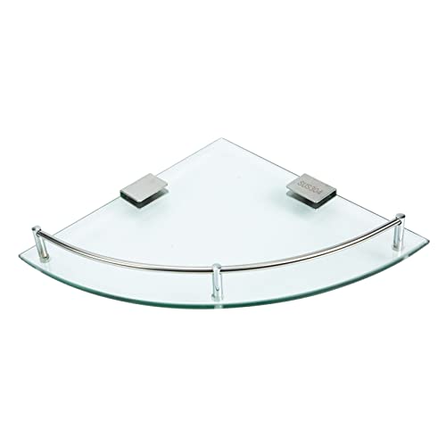 ULTECHNOVO Eckregal aus für Badezimmer Wandmontiertes Glasregal zur Aufbewahrung von Toilettenartikeln Reduzierung von Unordnung für Verschiedene Räume Geeignet von ULTECHNOVO