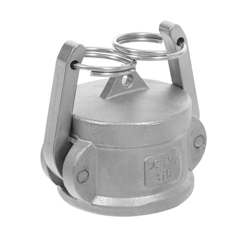 ULTECHNOVO Edelstahl Camlock Female Dust Cap DC Schnellkupplung Schlauchkappen Öltransport Sichere Abdichtung Leichte Kompakte Verschlusskappe für Schnelle Handhabung und Auslaufschutz ULTECHNOVO Edelstahl Camlock Female Dust Cap DC Schnellkupplung Schlauchkappen Öltransport Sichere Abdichtung Leichte Kompakte Verschlusskappe für Schnelle Handhabung und Auslaufschutz von ULTECHNOVO