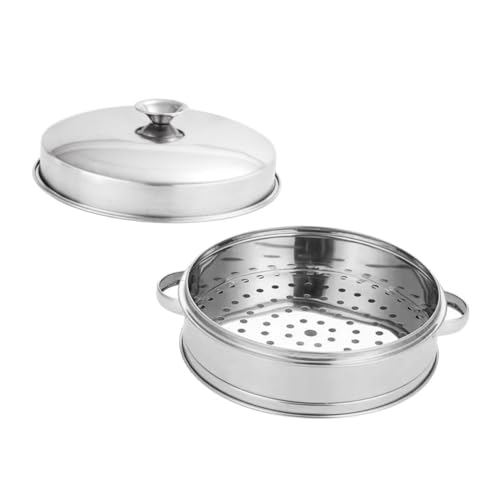 ULTECHNOVO Edelstahl Dampfer mit Deckel Multifunktionaler Küchen dampfgarer für Gemüse Knödel Dim Sum und Asiatische Spezialitäten Glatte Oberfläche Schonend Dämpfend Vielseitig Einsetzbar ULTECHNOVO Edelstahl Dampfer mit Deckel Multifunktionaler Küchen dampfgarer für Gemüse Knödel Dim Sum und Asiatische Spezialitäten Glatte Oberfläche Schonend Dämpfend Vielseitig Einsetzbar von ULTECHNOVO