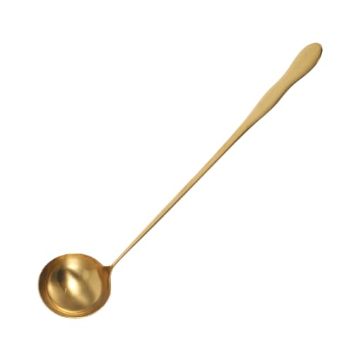 ULTECHNOVO Edelstahl Suppenlöffel Gold Langstielige Schöpfkelle Hitzebeständig Ergonomisch Für Hot Pot Soßen Öl Servierlöffel Küchenutensil ULTECHNOVO Edelstahl Suppenlöffel Gold Langstielige Schöpfkelle Hitzebeständig Ergonomisch Für Hot Pot Soßen Öl Servierlöffel Küchenutensil von ULTECHNOVO