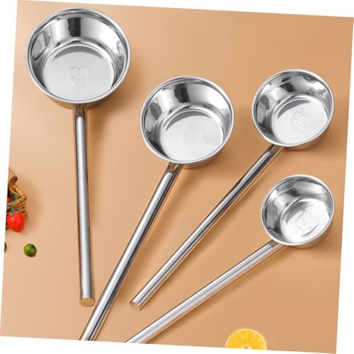 ULTECHNOVO Edelstahl Wasserlöffel mit Langem Griff Schöpfkelle für Haushalt Rostfrei Ergonomisch Vielseitig für Küche Suppen Eintöpfe und Servieren von ULTECHNOVO