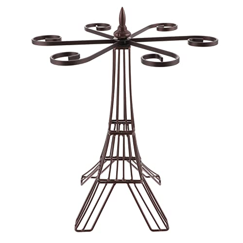 ULTECHNOVO Eiffel Turm Weinglashalter aus Stabiler und Praktischer Hängeregal für Weingläser zur Aufbewahrung und Präsentation von Weingläsern Geschenkidee für Zufällige Zufällige Farbe von ULTECHNOVO