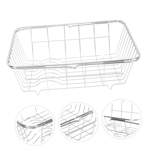 ULTECHNOVO Einstellbares Edelstahl Abtropfgestell Küchen Organizer Geschirrablage Spülbecken Teleskopisch Vielseitig für Teller Töpfe und Schüsseln Haushalt ULTECHNOVO Einstellbares Edelstahl Abtropfgestell Küchen Organizer Geschirrablage Spülbecken Teleskopisch Vielseitig für Teller Töpfe und Schüsseln Haushalt von ULTECHNOVO