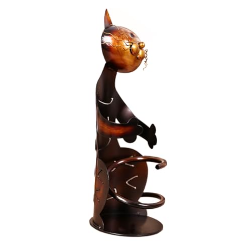 ULTECHNOVO Eisernes Katzen Weinregal Dekorativ Kreative Skulptur Rostfrei Lackiert Hohe Tragfähigkeit Stilvoll für Wohn und Esszimmer Rotes Weinlager Einzigartiges für Katzenliebhaber ULTECHNOVO Eisernes Katzen Weinregal Dekorativ Kreative Skulptur Rostfrei Lackiert Hohe Tragfähigkeit Stilvoll für Wohn und Esszimmer Rotes Weinlager Einzigartiges für Katzenliebhaber von ULTECHNOVO