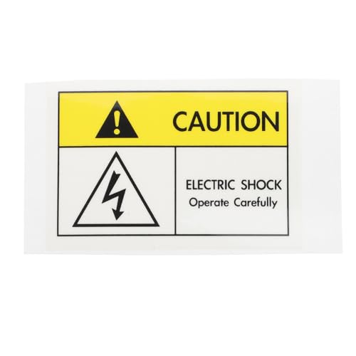 ULTECHNOVO Elektroaufkleber Gefahrenwarnung Elektroaufkleber Elektroschild Elektroaufkleber Warnaufkleber Hoch von ULTECHNOVO