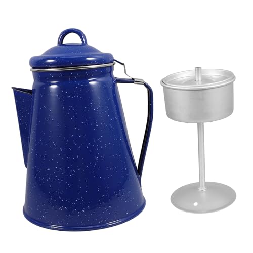 ULTECHNOVO Enamel Kaffeekanne mit Filter für Camping und Outdoor Nutzung Hochwertiger Wasserkocher für Heiße Getränke Leicht zu Reinigen und Langlebig ULTECHNOVO Enamel Kaffeekanne mit Filter für Camping und Outdoor Nutzung Hochwertiger Wasserkocher für Heiße Getränke Leicht zu Reinigen und Langlebig von ULTECHNOVO