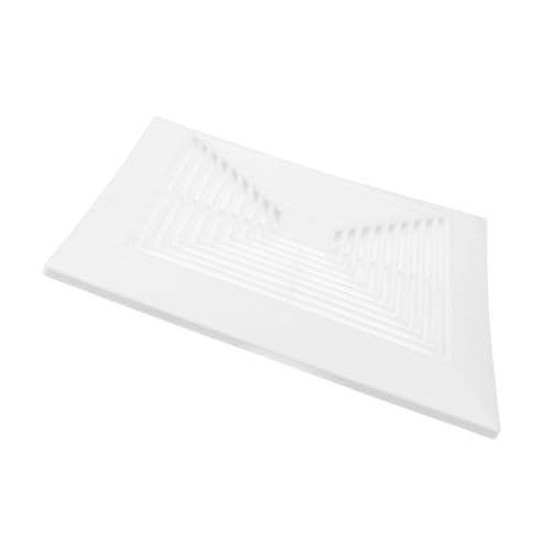 ULTECHNOVO Ersatzventilationsgitter für Quadratische Decken oder Wandmontage Effiziente Badlüftung Langlebig und Geräuscharm von ULTECHNOVO