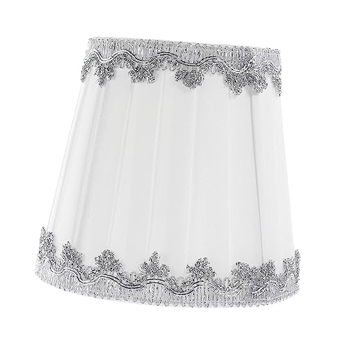 ULTECHNOVO Europäischer Lampenschirm Ersatzstoff für Deckenlampen Wandleuchten und Pendelleuchten Stabiles Baumwollgewebe mit Faltenstruktur Vielseitiger Lampenzubehör für Wohnzimmer und ULTECHNOVO Europäischer Lampenschirm Ersatzstoff für Deckenlampen Wandleuchten und Pendelleuchten Stabiles Baumwollgewebe mit Faltenstruktur Vielseitiger Lampenzubehör für Wohnzimmer und von ULTECHNOVO