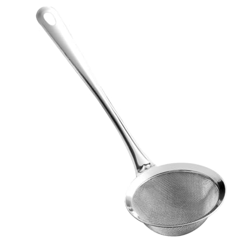 ULTECHNOVO Feinem Mesh mit Multifunktionale Küchensiebkelle zum Filtern von Saft und Öl mit Ergonomischem Griff für Effizientes ULTECHNOVO Feinem Mesh mit Multifunktionale Küchensiebkelle zum Filtern von Saft und Öl mit Ergonomischem Griff für Effizientes von ULTECHNOVO
