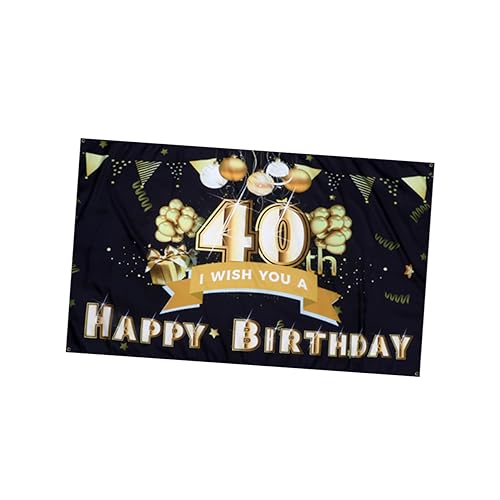 ULTECHNOVO Geburtstagsfeier Banner Jahre Fotobanner für Fröhliche Dekoration für Kuchen Wand oder Decke Hochwertige Party für Unvergessliche Feier ULTECHNOVO Geburtstagsfeier Banner Jahre Fotobanner für Fröhliche Dekoration für Kuchen Wand oder Decke Hochwertige Party für Unvergessliche Feier von ULTECHNOVO