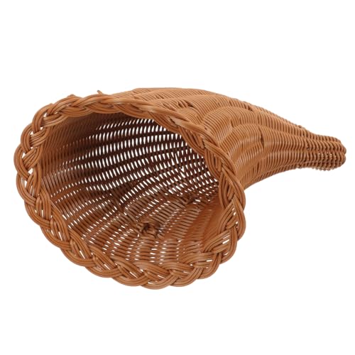ULTECHNOVO Geflochtener Multifunktionaler Aufbewahrungskorb im Ox Horn Design Dekorativer Brotkorb und Servierkorb für Obst Snacks und Tischdekoration Naturfarben Handgefertigt Robust ULTECHNOVO Geflochtener Multifunktionaler Aufbewahrungskorb im Ox Horn Design Dekorativer Brotkorb und Servierkorb für Obst Snacks und Tischdekoration Naturfarben Handgefertigt Robust von ULTECHNOVO