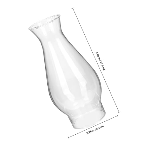 ULTECHNOVO Glas Lampenschirm für Öllampe Retro Stil Sicherer Praktischer Lampenüberzug für Outdoor Camping Einfache Installation Dekorative Beleuchtung Kompatibel mit Petroleum Kerosinlampen ULTECHNOVO Glas Lampenschirm für Öllampe Retro Stil Sicherer Praktischer Lampenüberzug für Outdoor Camping Einfache Installation Dekorative Beleuchtung Kompatibel mit Petroleum Kerosinlampen von ULTECHNOVO