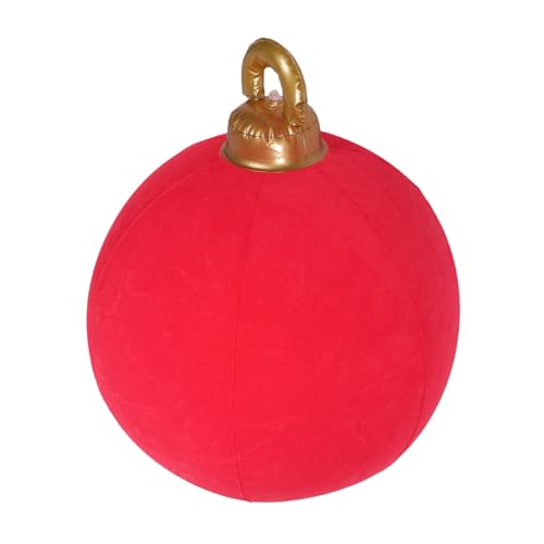 ULTECHNOVO Große Wiederverwendbare Aufblasbare Weihnachtskugel aus Flockiertem PVC Leichte Outdoor-Dekoration für Garten Rasen Veranda Einfache Montage Weiche Haptik Festliche Atmosphäre ULTECHNOVO Große Wiederverwendbare Aufblasbare Weihnachtskugel aus Flockiertem PVC Leichte Outdoor-Dekoration für Garten Rasen Veranda Einfache Montage Weiche Haptik Festliche Atmosphäre von ULTECHNOVO