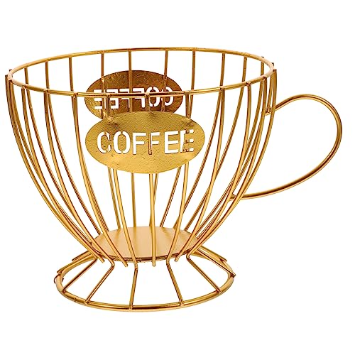 ULTECHNOVO Großer Kaffee Pod Halter aus Robustem mit Elegantem Goldfinish Vielseitiger Aufbewahrungskorb für Kaffee Kapseln Obst und Gemüse Leicht zu Reinigen Dekorativ und Praktisch für ULTECHNOVO Großer Kaffee Pod Halter aus Robustem mit Elegantem Goldfinish Vielseitiger Aufbewahrungskorb für Kaffee Kapseln Obst und Gemüse Leicht zu Reinigen Dekorativ und Praktisch für von ULTECHNOVO