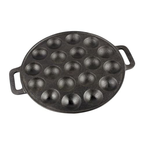 ULTECHNOVO Pfanne 24cm aus Gusseisen Antihaft Oktopusbällchen Platte 19-Loch Schneckenplatte für Herd und Ofen Verarbeitung für Familienessen ULTECHNOVO Pfanne 24cm aus Gusseisen Antihaft Oktopusbällchen Platte 19-Loch Schneckenplatte für Herd und Ofen Verarbeitung für Familienessen von ULTECHNOVO