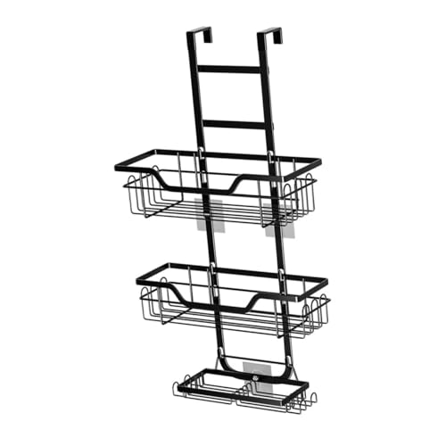 ULTECHNOVO 3stufe Hängendes Duschregal Tür Seifenhalter Ohne Bohren Selbstklebend Dusch-organizer Für Badezimmer Und Schlafzimmer von ULTECHNOVO