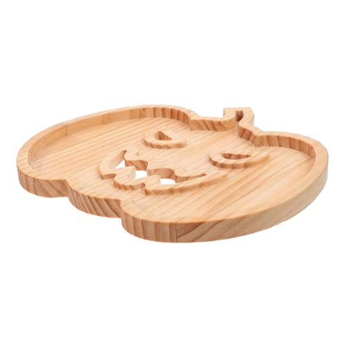 ULTECHNOVO Halloween Holztablett Kürbisform Servierplatte Snack und Kuchenplatte Leichtes Langlebiges Desserttablett für Halloween Party und Familienfeiern ULTECHNOVO Halloween Holztablett Kürbisform Servierplatte Snack und Kuchenplatte Leichtes Langlebiges Desserttablett für Halloween Party und Familienfeiern von ULTECHNOVO