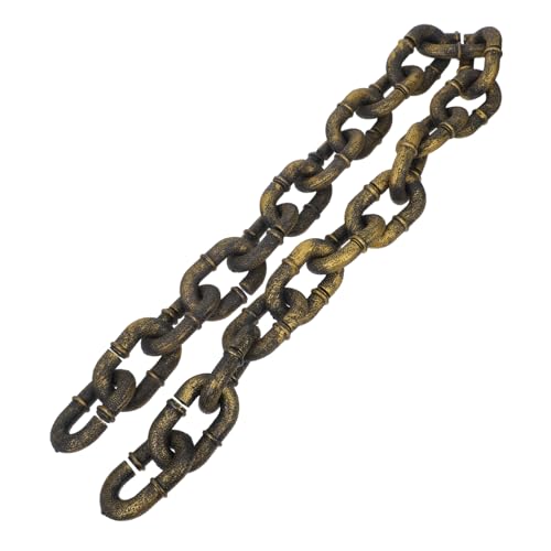 ULTECHNOVO Halloween Kunststoffkette Dekoration Mittelgroßes Plastik Kettenrequisit für Party Gruselhaus Cosplay Horror Deko Zubehör für Halloween Fest ULTECHNOVO Halloween Kunststoffkette Dekoration Mittelgroßes Plastik Kettenrequisit für Party Gruselhaus Cosplay Horror Deko Zubehör für Halloween Fest von ULTECHNOVO