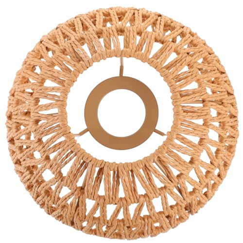 ULTECHNOVO Handgefertigter Rope Woven Lampenschirm für Deckenleuchten Vintage Stil Geeignet für Wohnzimmer Schlafzimmer und Esszimmer Langlebig und Elegant ULTECHNOVO Handgefertigter Rope Woven Lampenschirm für Deckenleuchten Vintage Stil Geeignet für Wohnzimmer Schlafzimmer und Esszimmer Langlebig und Elegant von ULTECHNOVO