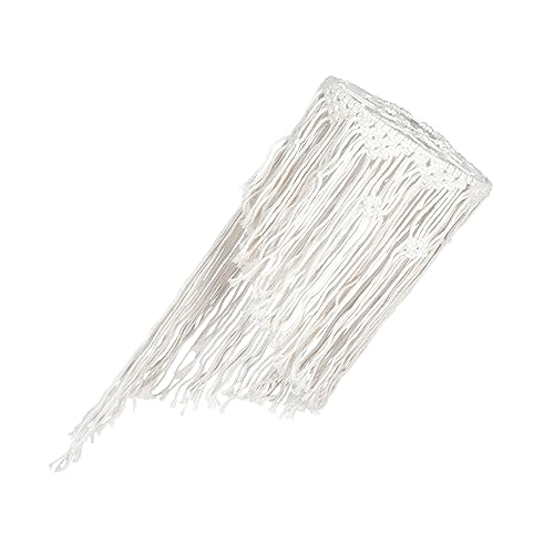 ULTECHNOVO Handgewebter Lampenschirm aus Boho Hängelampe Lampenschirm Dekorative Lichtabdeckung für Wohnzimmer Schlafzimmer Diffuse Beleuchtung Natürlicher Warmer Lichteffekt von ULTECHNOVO