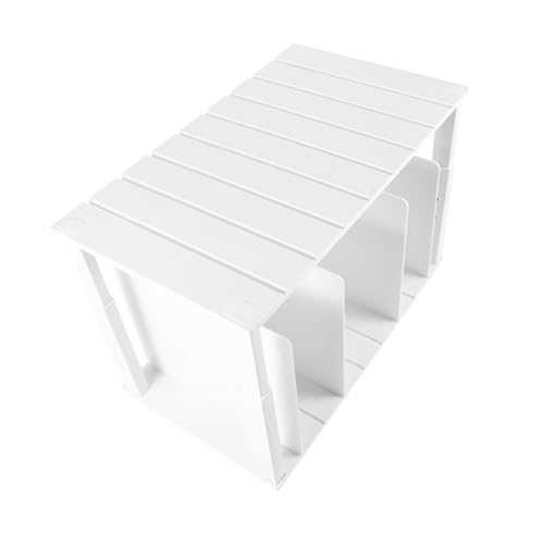 ULTECHNOVO Handtaschen Organizer für Schrank Verstellbarer Regaltrenner mit Flexibler Partition Multifunktionale Aufbewahrungslösung für Bücher und Taschen Material Doppelstöckig Weiß mit ULTECHNOVO Handtaschen Organizer für Schrank Verstellbarer Regaltrenner mit Flexibler Partition Multifunktionale Aufbewahrungslösung für Bücher und Taschen Material Doppelstöckig Weiß mit von ULTECHNOVO