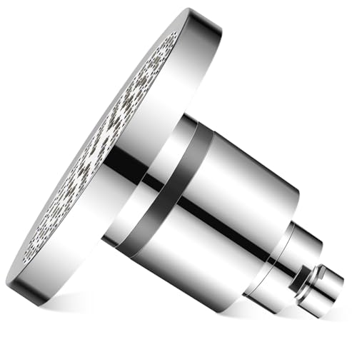 ULTECHNOVO Hochdruck Duschkopf Stufigem Chlorfilter Rundbrause Abnehmbarer Filter für Hartes Wasser Haut Pflege Verstellbarer Winkel Langlebiges Silber ULTECHNOVO Hochdruck Duschkopf Stufigem Chlorfilter Rundbrause Abnehmbarer Filter für Hartes Wasser Haut Pflege Verstellbarer Winkel Langlebiges Silber von ULTECHNOVO