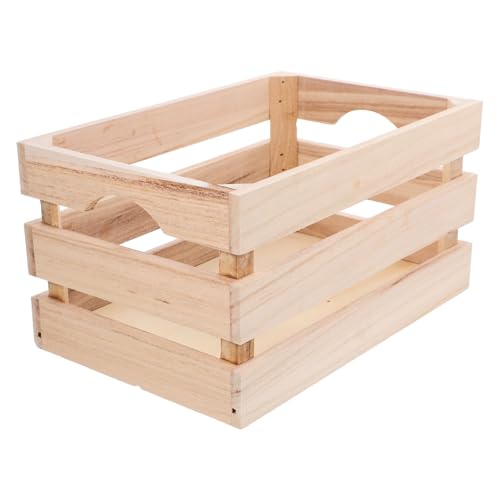 ULTECHNOVO Holzkiste für Aufbewahrung Rustikale Dekorative Box aus Holz Vielseitig Einsetzbar als Regal oder Präsentation für und Stilvolle Organisation von ULTECHNOVO