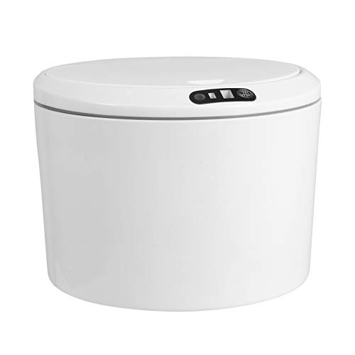ULTECHNOVO Intelligente Sensor Platzsparender Abfallbehälter mit Geschlossenem Deckel für Auto und Büro Energieeffizienter Mülleimer mit Präzisem Sensor von ULTECHNOVO