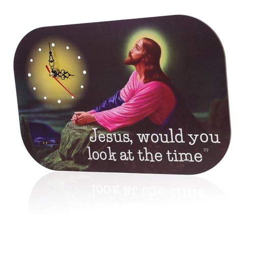 ULTECHNOVO Jesus Wanduhr Gebetsuhr für Zuhause Religiöse Wanddekoration für Schlafzimmer und Wohnzimmer und Kupfermaterial Non Ticking Design für Christliche Räume ULTECHNOVO Jesus Wanduhr Gebetsuhr für Zuhause Religiöse Wanddekoration für Schlafzimmer und Wohnzimmer und Kupfermaterial Non Ticking Design für Christliche Räume von ULTECHNOVO