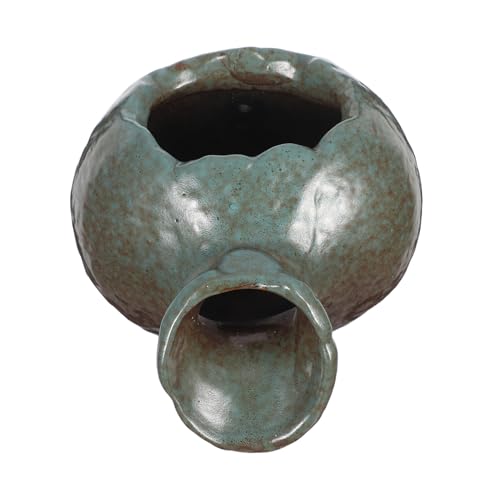 ULTECHNOVO Keramiktopf Wasserspender mit Umlaufsystem Dekoratives Aquarium Ornament Kompakt für Süßwasserbecken Gartenbrunnen und Indoor Pflanzen Verbesserte Wasserqualität Multifunktional von ULTECHNOVO