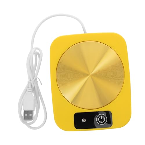 ULTECHNOVO Konstanthaltender Tassenwärmer mit Heizplatte Selbstregulierend Leicht zu Reinigen Stilvolles Design als Geeignet für Büro Zuhause Schreibtisch und Reisen von ULTECHNOVO