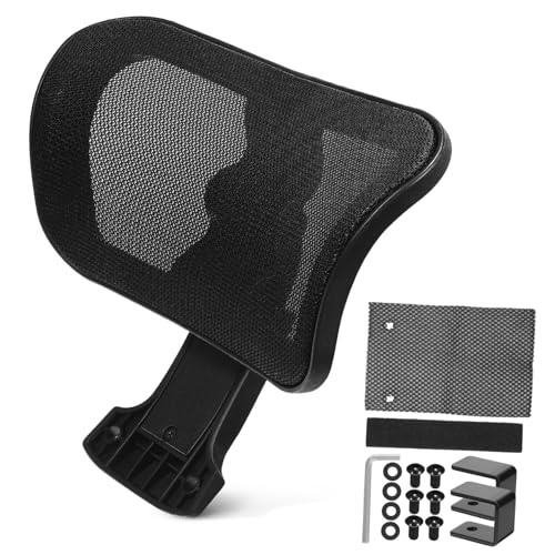 ULTECHNOVO Kopfstütze für Computerstühle Ergonomische Verstellbare Nackenstütze mit Atmungsaktivem Netzdesign Abnehmbar für Büro und Gaming Stühle von ULTECHNOVO