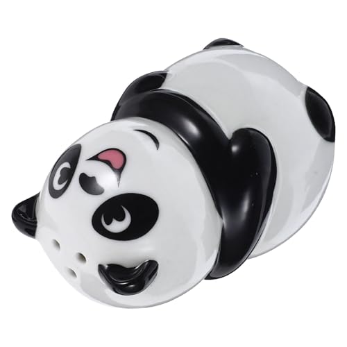 ULTECHNOVO Gewürzspender Keramik Panda Salz und Pfefferstreuer Lebensmittelecht Platzsparend und Auslaufsicher für Zuhause und Restaurant von ULTECHNOVO