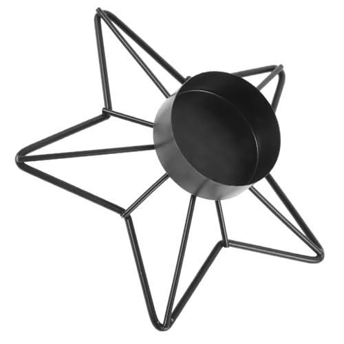 ULTECHNOVO Iron Candle Holder Fünfzackiger Kerzenständer Aus Eisen Für Tischdekoration Vintage-Stil Für Hochzeiten Partys Und Gemütliche Abende Vielseitig Einsetzbar von ULTECHNOVO