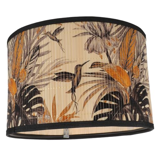 ULTECHNOVO Kronleuchter-Lampenschirm im europäischen Stil moderne Lampe Abdeckung retro Wohnzimmerlampe dekorativ Lampenschirme Bambo -Lampenschatten bedruckter Lampenschirm Bunt ULTECHNOVO Kronleuchter-Lampenschirm im europäischen Stil moderne Lampe Abdeckung retro Wohnzimmerlampe dekorativ Lampenschirme Bambo -Lampenschatten bedruckter Lampenschirm Bunt von ULTECHNOVO