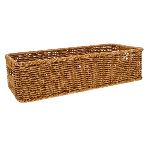 ULTECHNOVO Küchenutensilienkorb aus Rattan Besteckaufbewahrung Praktischer Tischorganizer für Gabeln Messer und Löffel Leicht Langlebig und Pflegeleicht für Jede Küche ULTECHNOVO Küchenutensilienkorb aus Rattan Besteckaufbewahrung Praktischer Tischorganizer für Gabeln Messer und Löffel Leicht Langlebig und Pflegeleicht für Jede Küche von ULTECHNOVO