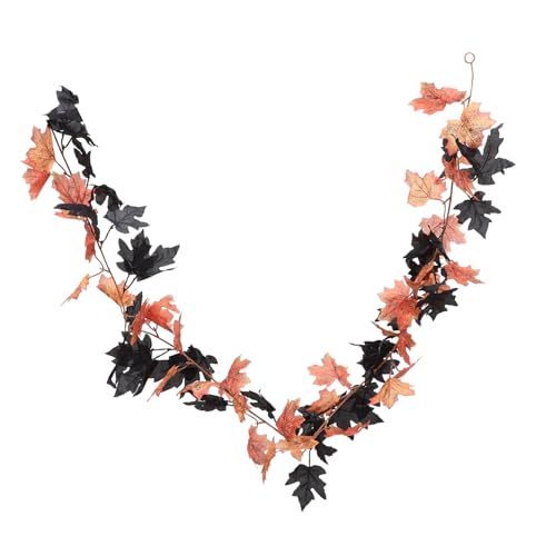 ULTECHNOVO Künstliche Ahornblatt Girlande Herbst Deko Rattan Girlande mit Ahornblättern für Halloween Thanksgiving Party Fenster Tür Wand Dekoration Indoor Outdoor ULTECHNOVO Künstliche Ahornblatt Girlande Herbst Deko Rattan Girlande mit Ahornblättern für Halloween Thanksgiving Party Fenster Tür Wand Dekoration Indoor Outdoor von ULTECHNOVO