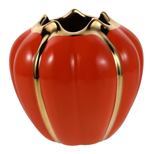 ULTECHNOVO Kürbisschale Aus Keramik Herbst Mittelstück Kürbisaufbewahrung Keramik Utensilienhalter Kürbisglas Kürbis Design Küchentheken Dekor Besteckhalter Herbst Kürbistöpfe von ULTECHNOVO