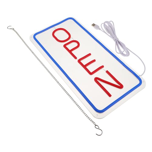 ULTECHNOVO LED Neon Open Sign Vertikal USB Transparent Acryl Licht Leuchtendes Geschäftsschild für Restaurant Shop Wanddeko Vielseitiges Sichtbares Neon Zeichen für Innenbereiche ULTECHNOVO LED Neon Open Sign Vertikal USB Transparent Acryl Licht Leuchtendes Geschäftsschild für Restaurant Shop Wanddeko Vielseitiges Sichtbares Neon Zeichen für Innenbereiche von ULTECHNOVO