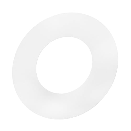 ULTECHNOVO Lampenschirmring aus Metall Weiß Innenø Außenø Lampenloch ergänzungsring für LED deckenleuchten Stabile Lichtabdeckung Vielseitig für Steh Tischlampen Geeignet von ULTECHNOVO