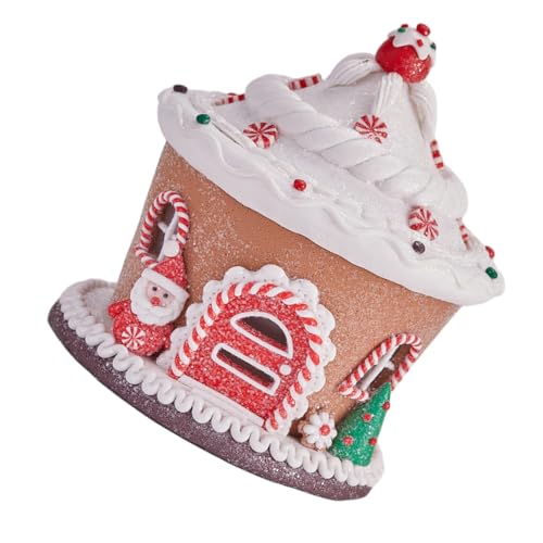 ULTECHNOVO Led-beleuchtete Resin Schloss Skulptur Weihnachtsdekoration für Wohnzimmer und Büro Kinderfreundliches Pastellfarbenes Kompaktes Kunsthandwerk Festliche Stimmung für Party und ULTECHNOVO Led-beleuchtete Resin Schloss Skulptur Weihnachtsdekoration für Wohnzimmer und Büro Kinderfreundliches Pastellfarbenes Kompaktes Kunsthandwerk Festliche Stimmung für Party und von ULTECHNOVO