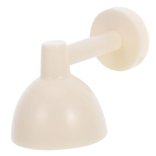 ULTECHNOVO Magnetischer Schlüsselhalter Kleine Lampe aus Selbstklebend ohne Bohren Vielseitiger Garderobenhaken für Mäntel Hüte Schals Platzsparende Wandmontage Weiß von ULTECHNOVO
